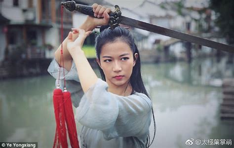 Meet China S Hottest Kung Fu Fighter Daily Mail Online