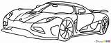 Koenigsegg Agera Draw Supercars Ssc Pagani Supercar Jesko Koenigseg Huayra Gemera Colorier Carterie Voitures Scrap Motos Trevita sketch template