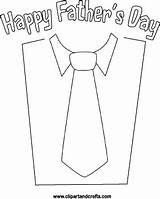 Tie Fathers Coloring Shirt Printable Crafts Father Template Craft Happy Dad Shirts Activities Poster Clip sketch template