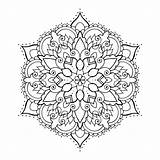 Mandala Henna Mehndi sketch template