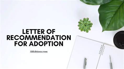 letter  recommendation  adoption   letter templates