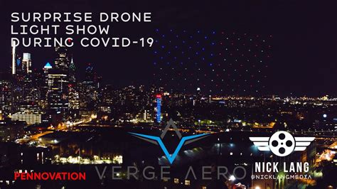 full show verge aero surprise drone light show  covid  youtube