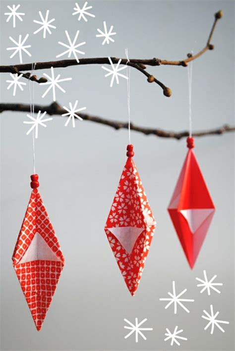 decoration noel origami idee de luminaire  lampe maison