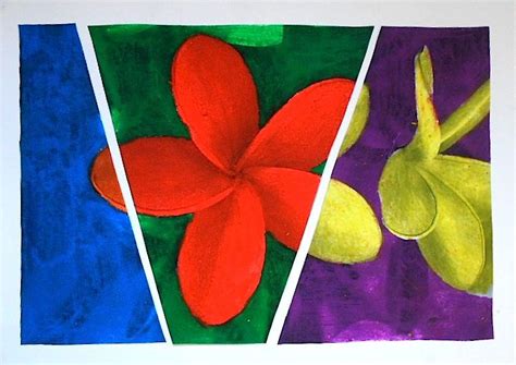 flowers  complementary colors lezioni  arte arte del colore