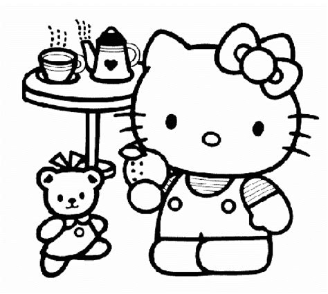 kitty ballerina coloring pages coloring home