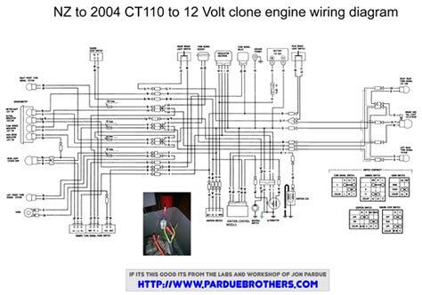 wiring diagram   lifan conversion honda trail ct ct forum