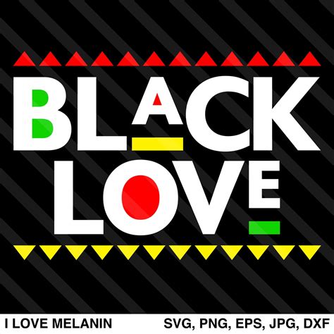black love svg  love melanin