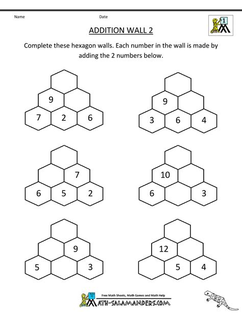 learning addition facts worksheets st grade