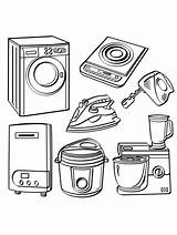 Appliances Cooker sketch template
