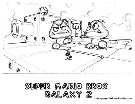 nintendo super mario galaxy  coloring pages disney coloring pages