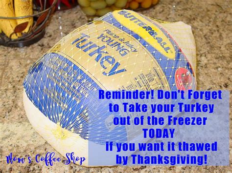 mom s coffee shop how to thaw a frozen turkey safely
