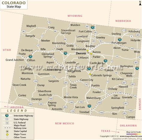 colorado state map map  colorado state colorado map map state map