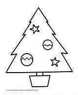 Coloring Christmas Tree Pages Simple Easy Kids Pre Preschool Holiday Trees Sheets Printable Xmas Sheet Printables Prek Cliparts Learning Clipart sketch template