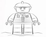 City Coloring Pages Lego Undercover Fireman Printable Info sketch template