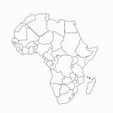 Africa Coloring Continent Comments sketch template