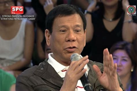 What Duterte Thinks Of Homosexuality Same Sex Marriage Abs Cbn News