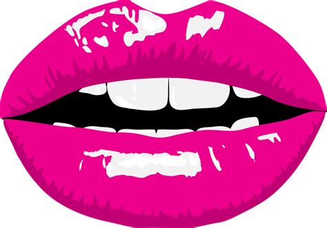 Girl Pink Lips Clipart Png Clipground