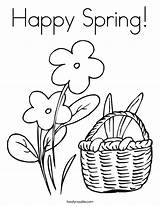 Coloring Spring Pages Printables Popular sketch template