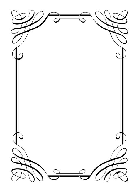 wedding page borders clipart