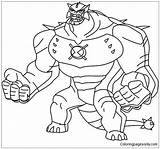 Coloring Ben Pages Omniverse Printable Ten Ultimate Humungousaur Diamond Head Cannonbolt Print Colouring Alien Online Color Categories Getcolorings Getdrawings Template sketch template
