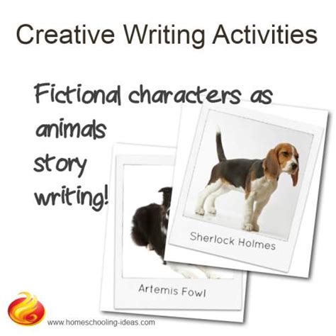 creative writing activities fictional characters  animals idea