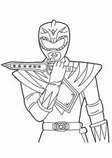 Ranger Power Coloring Pages Green Rangers Drawing Red Color Lego Mighty Morphin Fury Jungle Original Megazord Mystic Force Mmpr Template sketch template