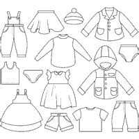 kids clothing coloring pages surfnetkids
