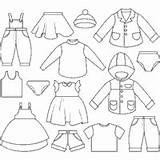 Coloring Clothing Clothes Pages Kids Kid Surfnetkids Shoes Next sketch template