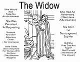 Widow Unjust Persistent Parable Luke Sermon 1237 Gems sketch template