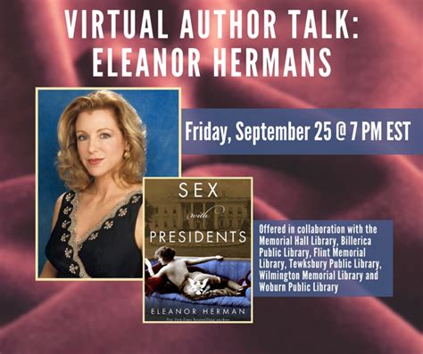 Libraries To Host Sex With Presidents Author Eleanor Herman