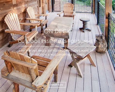 rustic home furnishings sophisticated cabin decor high camp home
