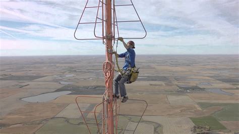 tower climber      top    foot television antenna  south dakota
