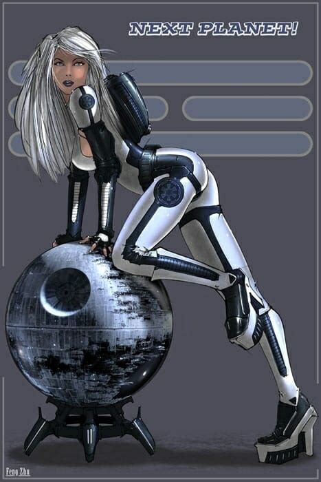 sexy star wars pin up art