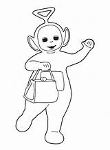 Screen Teletubbies Tinky Winky sketch template