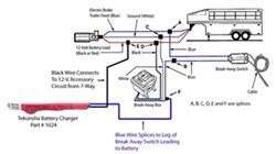 trailer breakaway kit wiring diagram