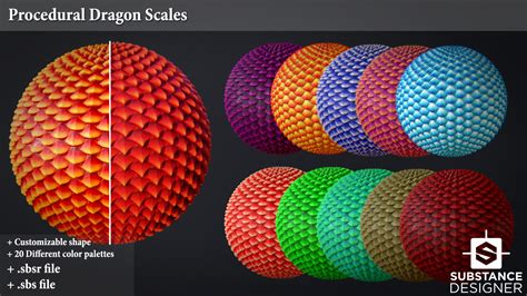artstation dragon scales resources