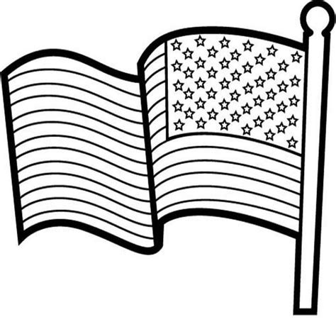 american flag coloring page  kids american flag coloring page