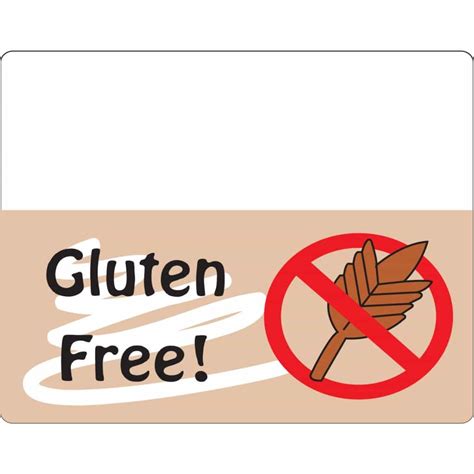 sign cards gluten  vinyl tag  pack store signs