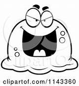 Blob Pudgy Outlined Coloring Clipart Vector Cartoon Drunk Sad sketch template