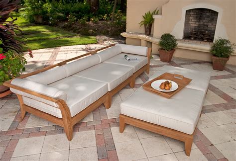 teak sectional sofa oana outdoor  piece acacia wood