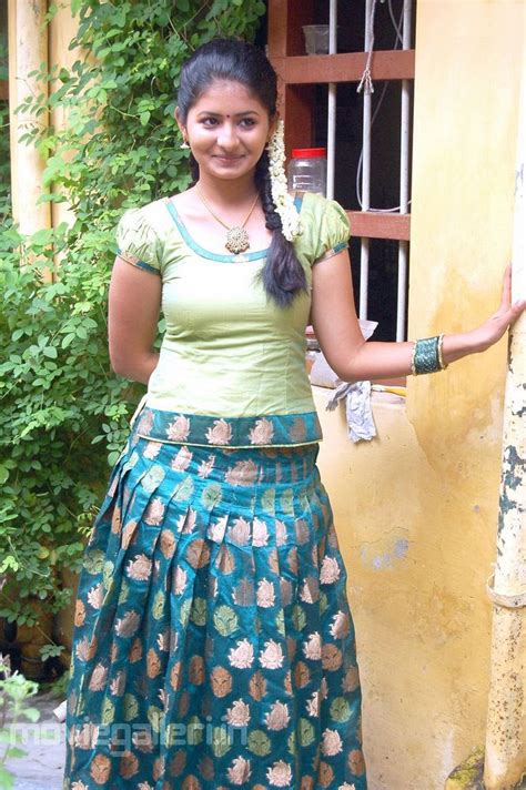 Actress Reshmi Menon Stills In Pavadai Chattai Dress New