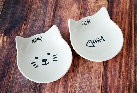 whisker fabulous cute cat bowls  wet food   kitty