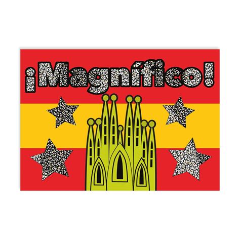 magnifico sparkling spanish postcards superstickers