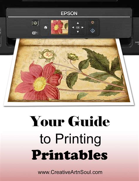 easy guide   print printables creative artnsoul
