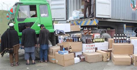kabul police seize 19 tons of alcoholic beverages the khaama press