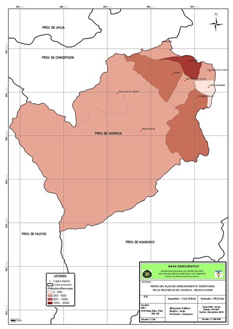 mapas tematicos del peru mapas tematicos de la provincia de chupaca