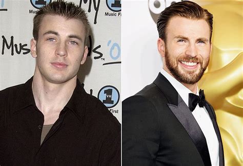 a very handsome look at chris evans s hollywood evolution