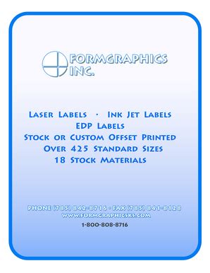 fillable   laser label catalog  formgraphics  fax email print pdffiller