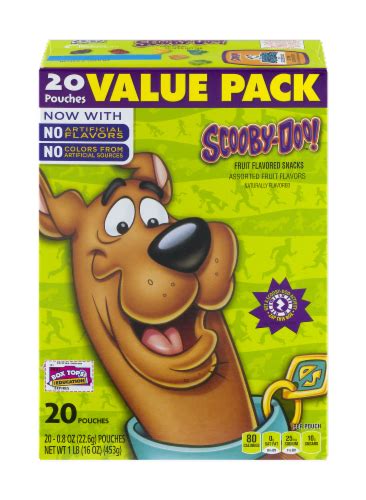 betty crocker scooby doo fruit snacks value pack 20 ct 0 8 oz food