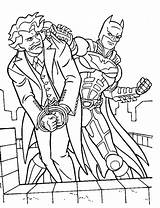 Joker Coloring Batman Printable Knight Dark Gets sketch template